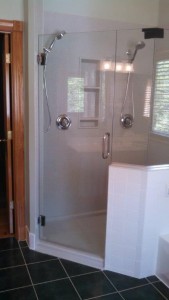 A beautiful new shower enclosure